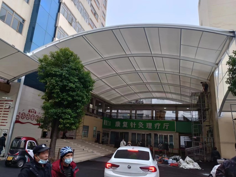 2026金山区膜结构车棚选哪家？源头厂家定制汽车充电桩停车棚-2